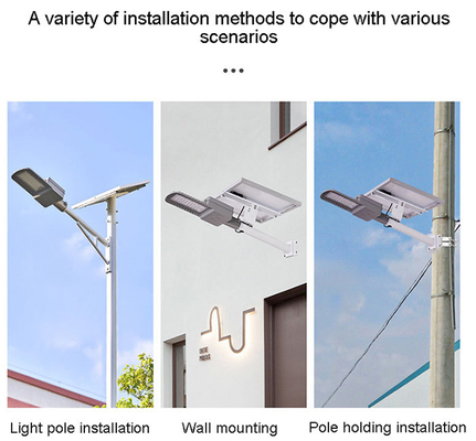 Solar Powered Street Lighting IP65 Waterproof Street Light Using Solar Panel For Home