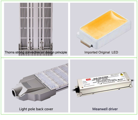 Aluminum Alloy Waterproof IP65 LED Street Light Suitable For City Lighting Modular LED Light